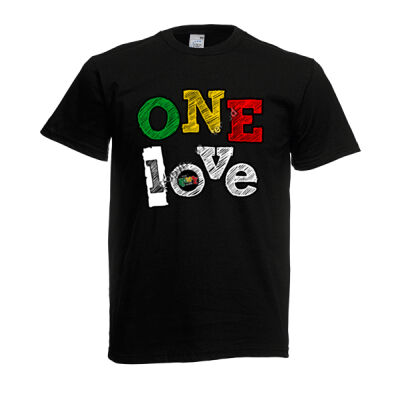 Reggae One Love Mens T-Shirt Thumbnail